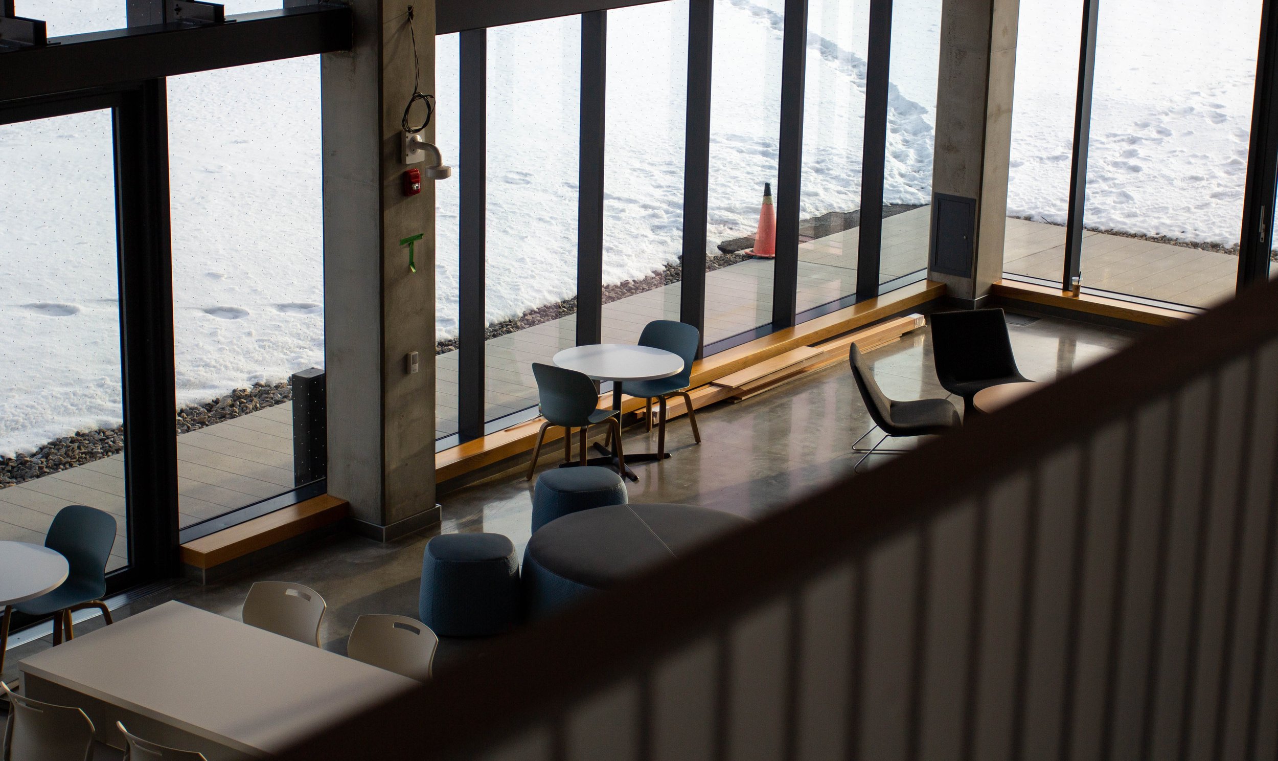  Top view of HMC Student Centre Atrium.  