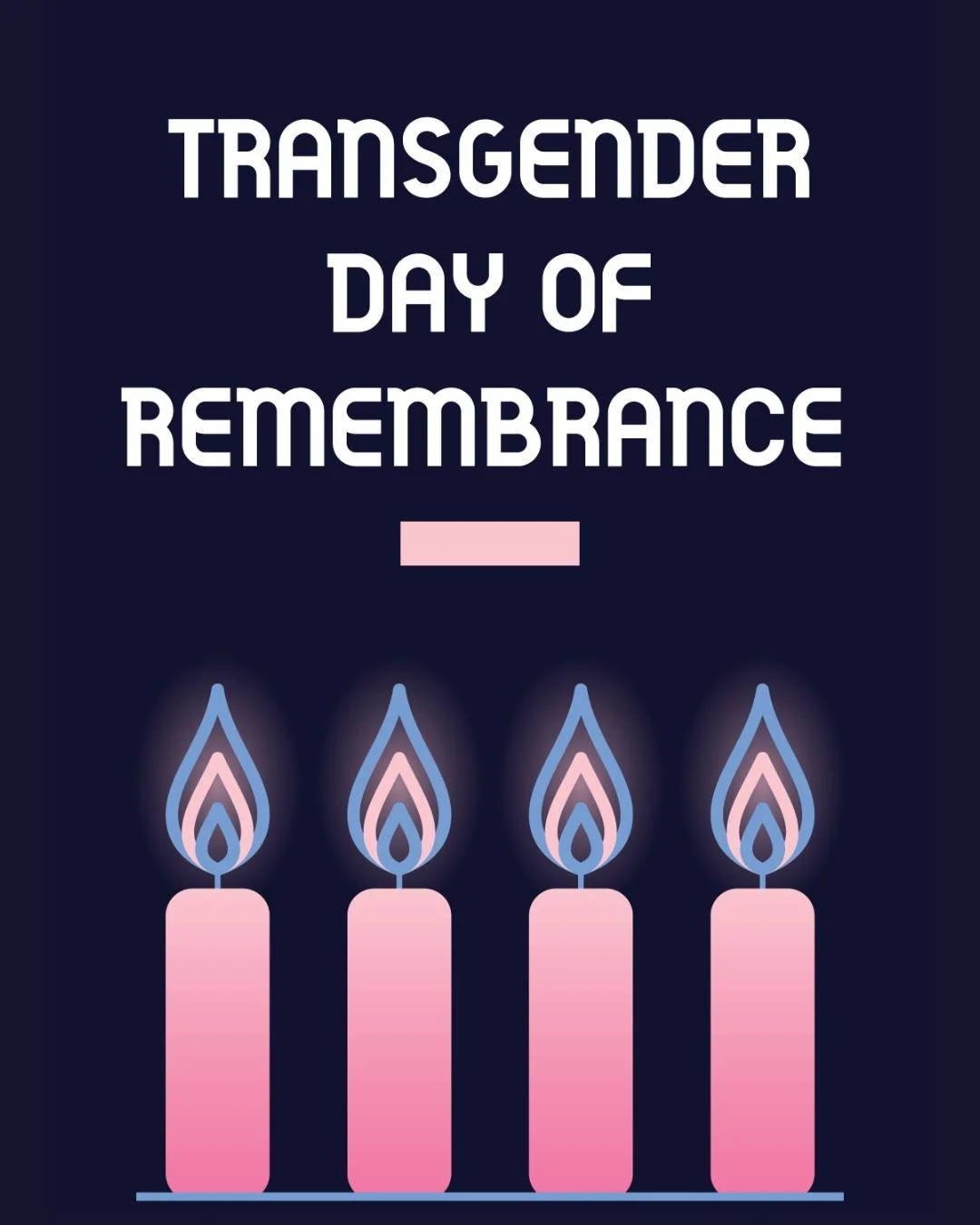 Transgender Day of Remembrance (TDoR) is an international observance held each year on November 20 that honours the memory of Transgender people whose lives were lost in acts of anti-Transgender violence

Today is also a day to raise awareness of the