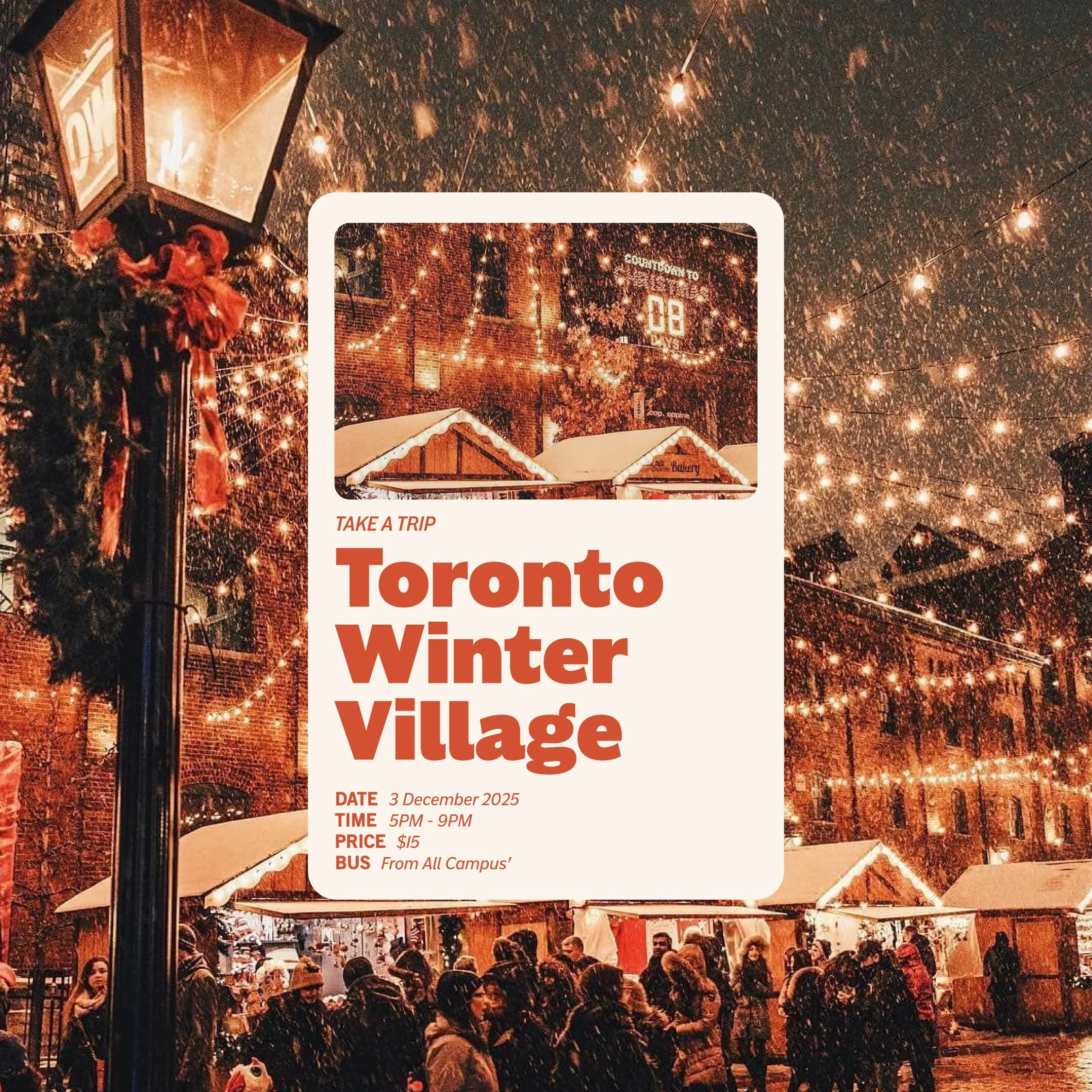 Take A Trip: Toronto Winter Village