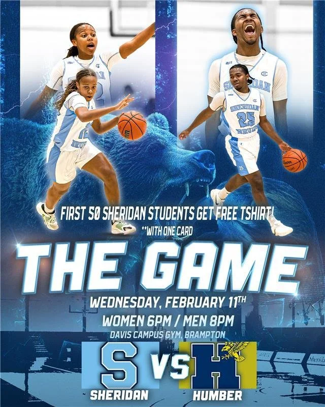 Sheridan Bruins VS Humber Hawks Men’s &amp; Women’s Basketball Game 