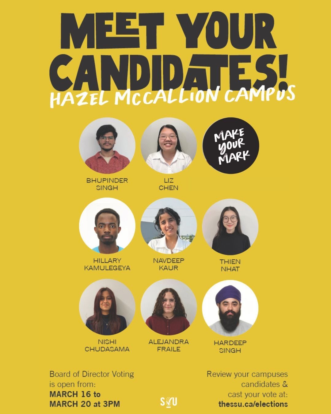 Your HMC Campus candidates have been selected &amp; the are excited to connect with you 🌟

They will be in the hallways &amp; online for the next 2 weeks campaigning for your vote! Take the time to read each candidates profile who is running to be a