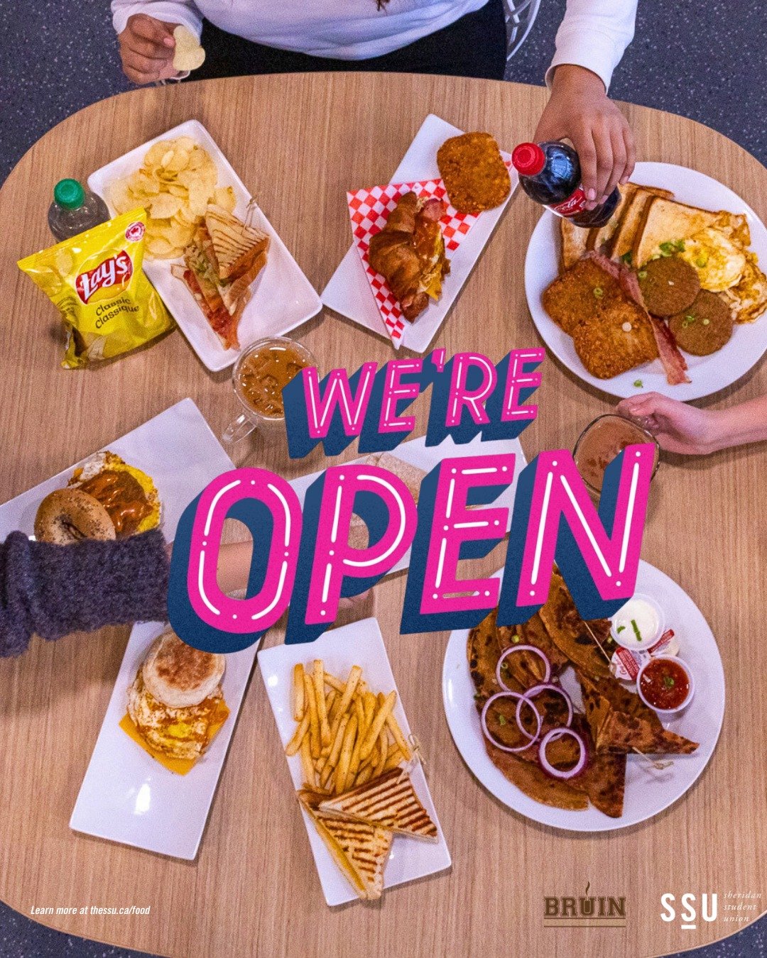 Bruin Coffee House is now open and we're waiting for your orders! 🥯☕

From scrumptious farmers wraps, grilled cheeses, paratha and pastries to sweet lattes and smoothing teas, stop by for a morning bite or afternoon pick me up! 🌯

📍Located at the 