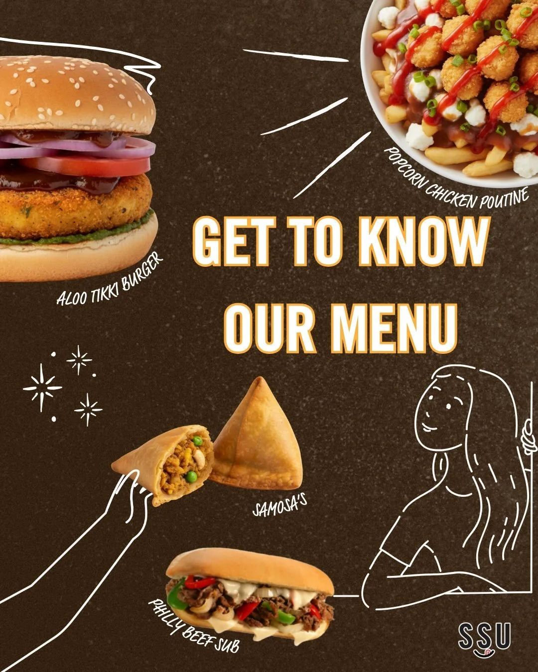 Hungry, Sheridan? 👀🍽️

Our food outlets are packed with delicious options just for you! Come get to know our menu, try them out, and drop your favourite in the comments &mdash; we&rsquo;re curious! 😍👇

#SSUHungry #SheridanLife #SheridanCollege