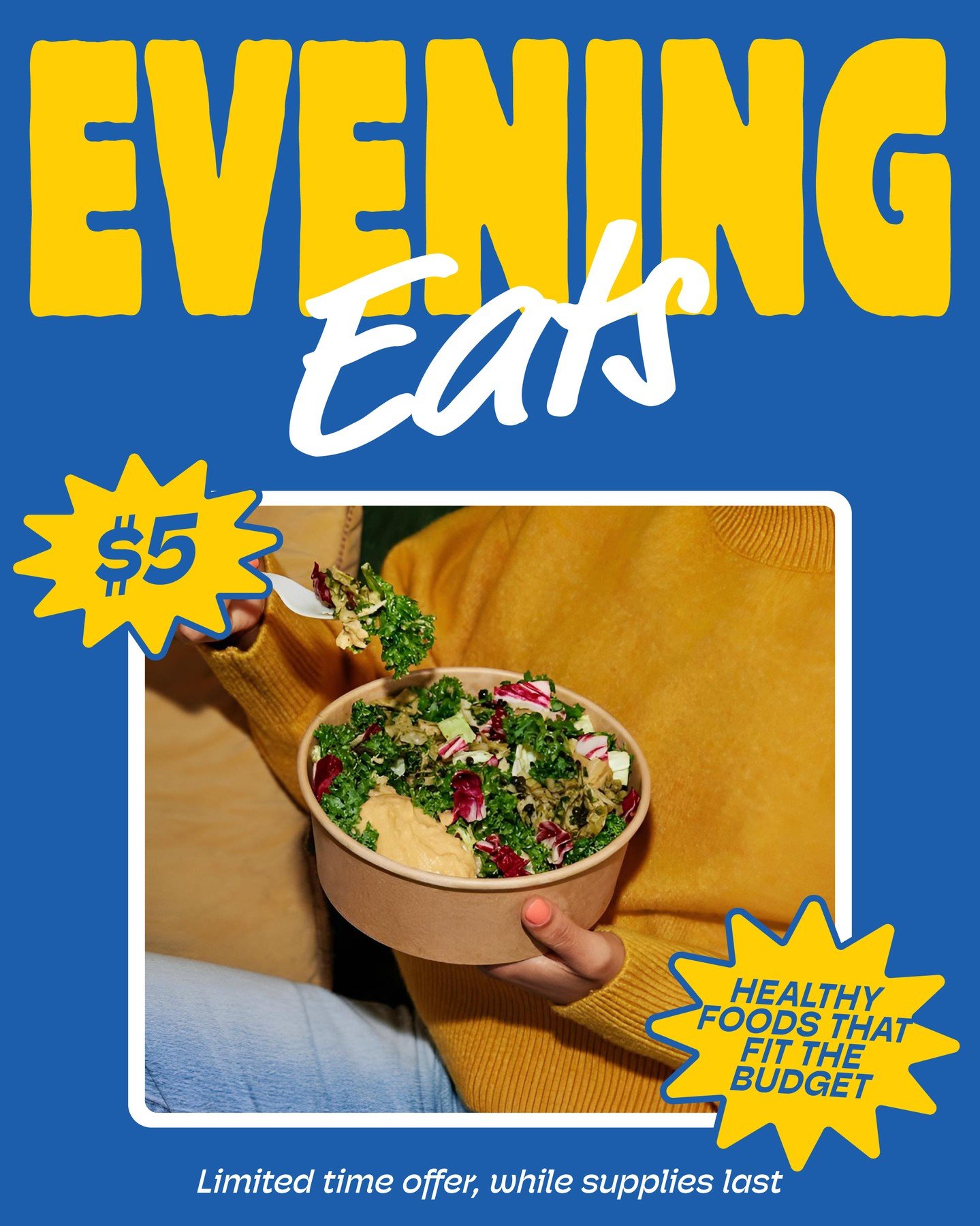 Last month we asked for your honest feedback on our food spots... 

The top 2 most common answers were: 
1. More healthy choices 🥗
2. Affordable options 💸

Taking your thoughts &amp; opinions into consideration, this month we are proud to launch a 