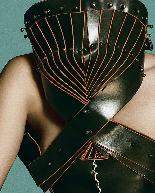 UNA for @lucysmagazine #StyledbyBones @missbonesandheels .
.
.
.
.
.
.
.
.
#bonesstudio #fashioneditorial #editorial #otherworlds #leather #leathercontraption #artdirector #artdirection #fashiondesigner #fashionstylist #aesthetic #art #artist #editor
