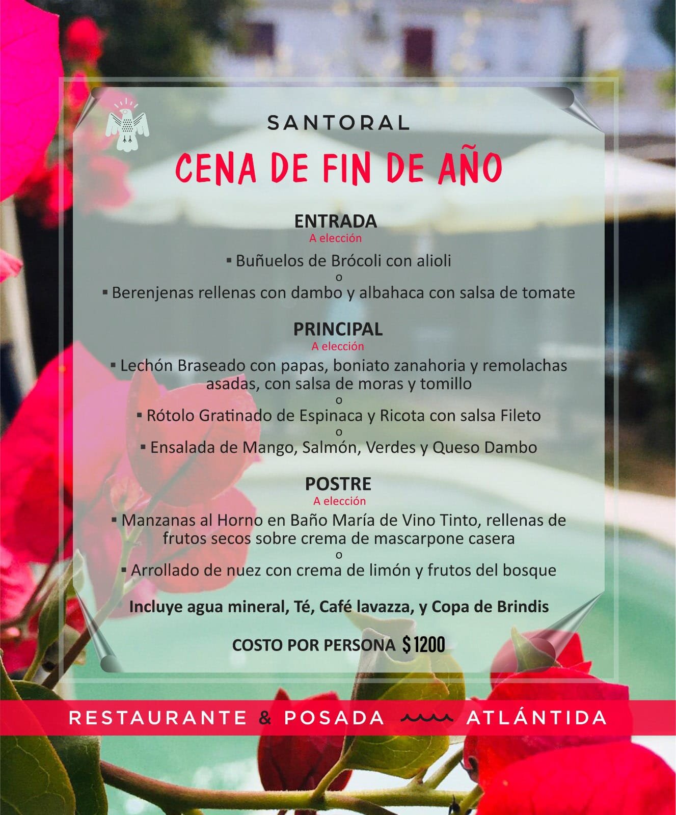 Menú Cena De Fin De Año 2019 2020 Santoral