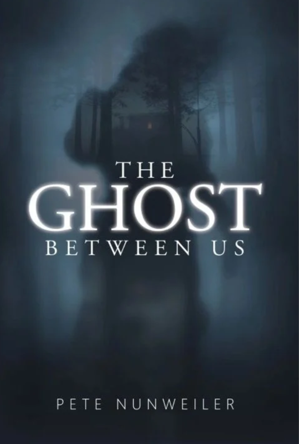 The Ghost Between Us paranormal romance book cover design by iLoveMyCover