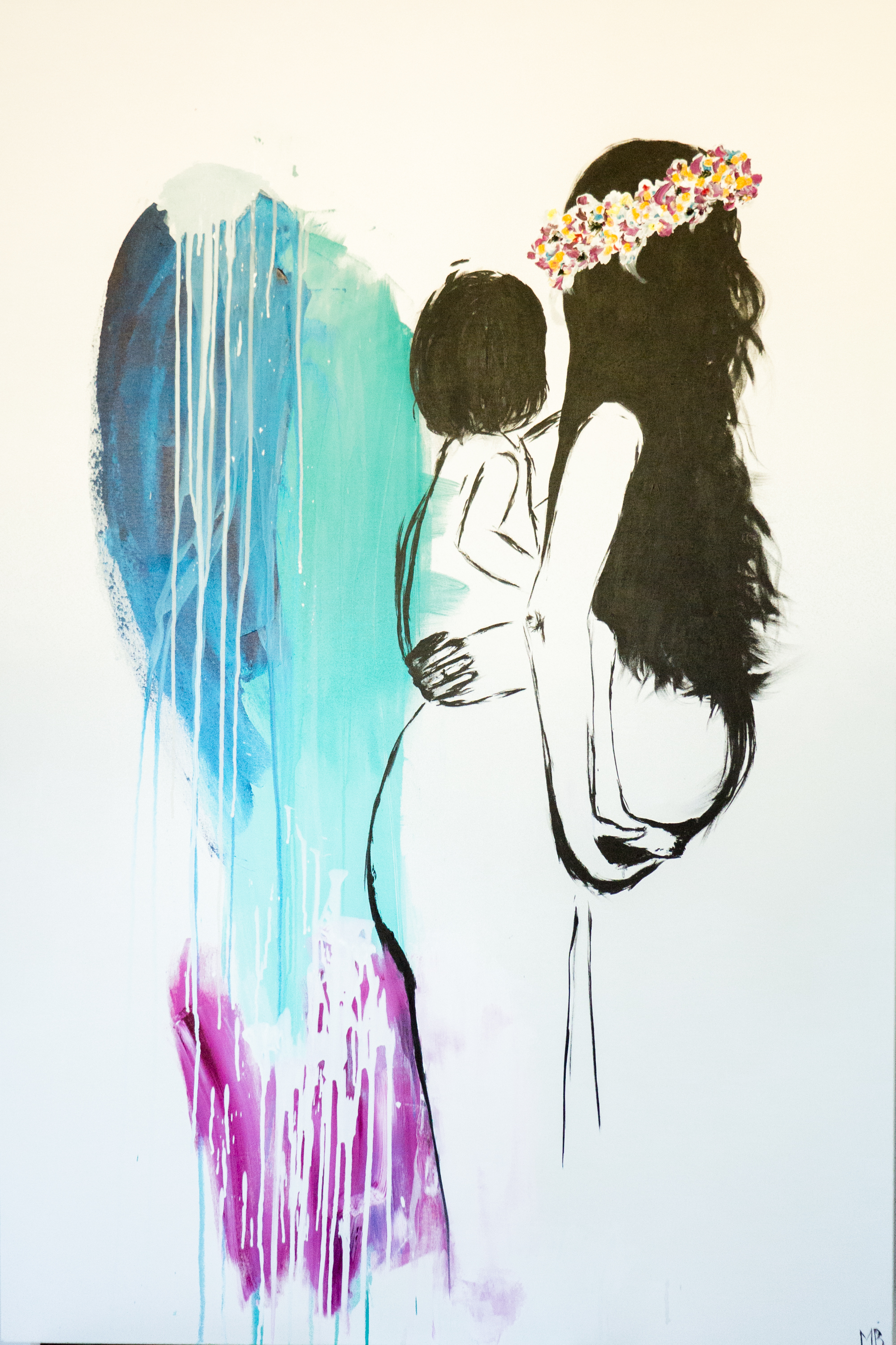 BACK TO YOU, Acryl, 120x100, (myyty)