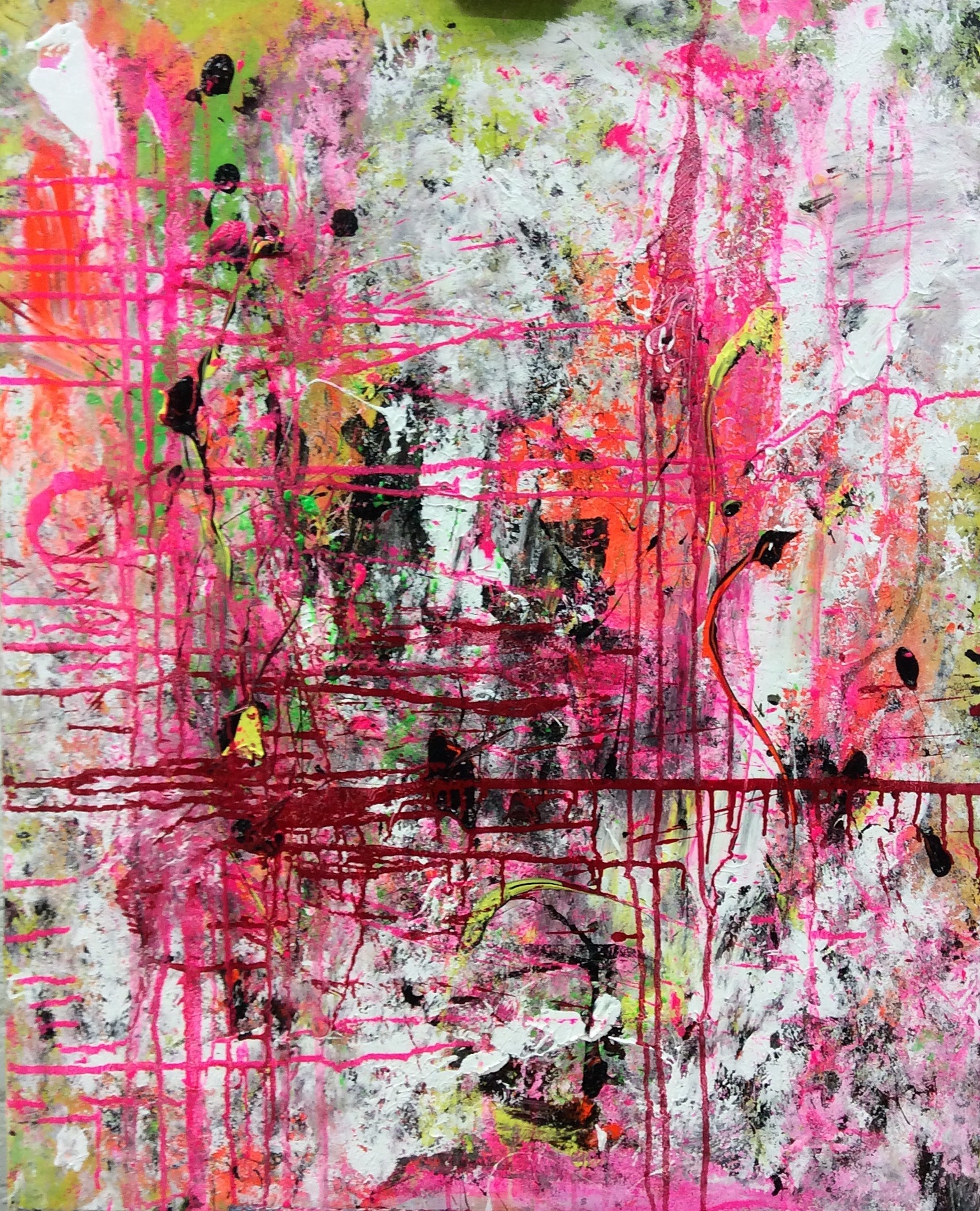 P U L S E, ACRYL, 80X100, (myyty)