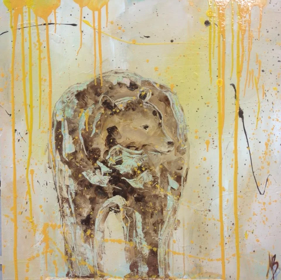 The Bearest, Acryl, 80x80 (myyty)