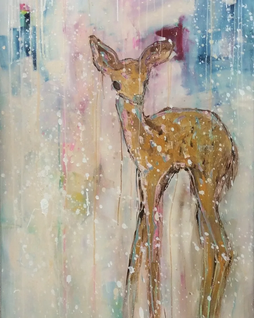Urban Bambi, 150x100, Acryl (myyty)