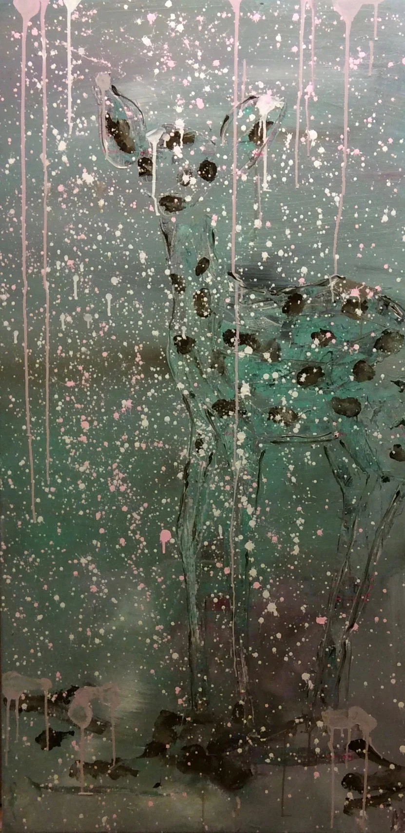Metsän kätkemä, 160x90, acrylic (myyty)