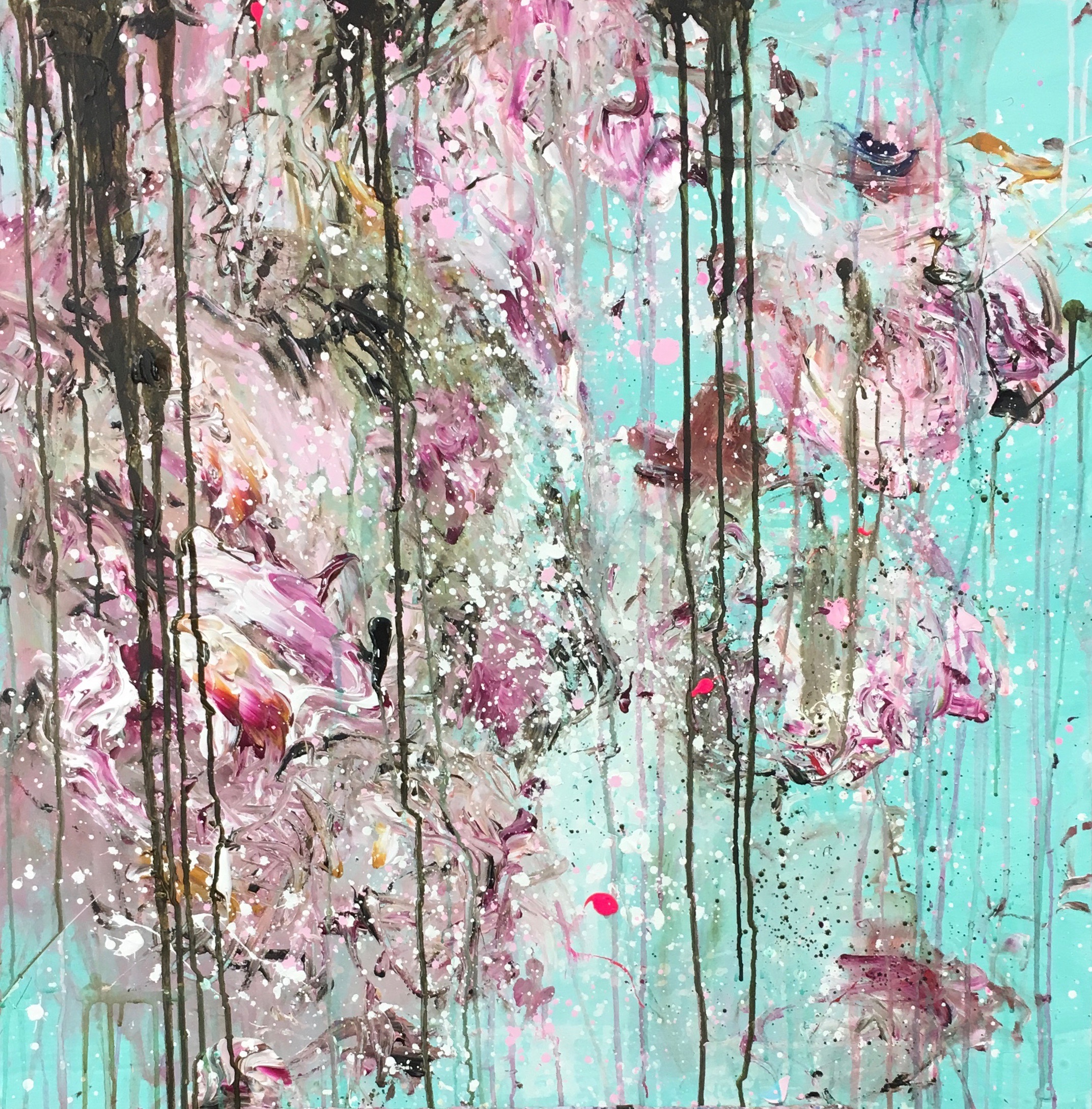 Kaiken Se Muuttaa, 80x80, Acrylic on Canvas (myyty)