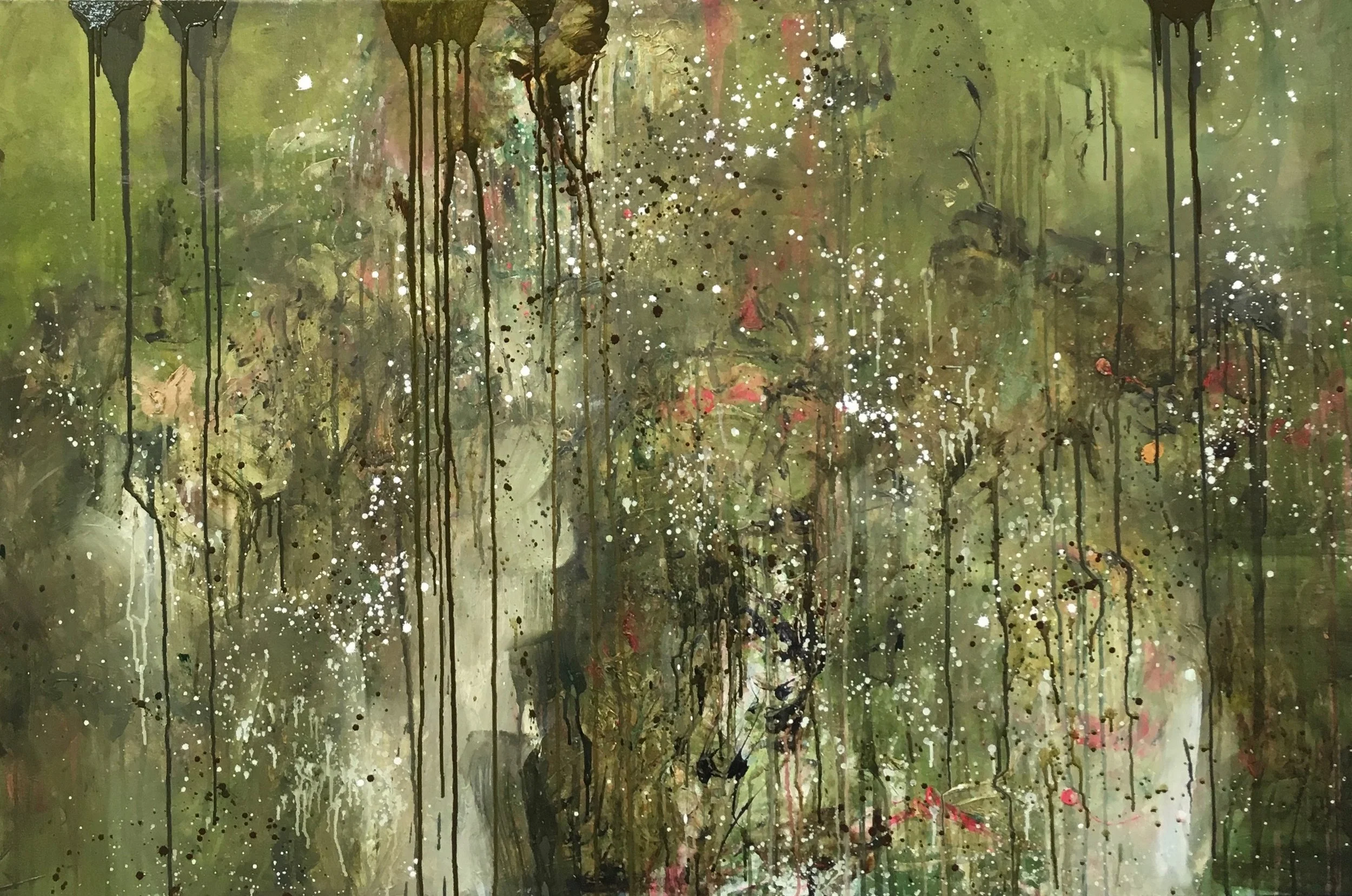 Secret Wild Place, 100x150, Acrylic on Canvas (ei vapaa)
