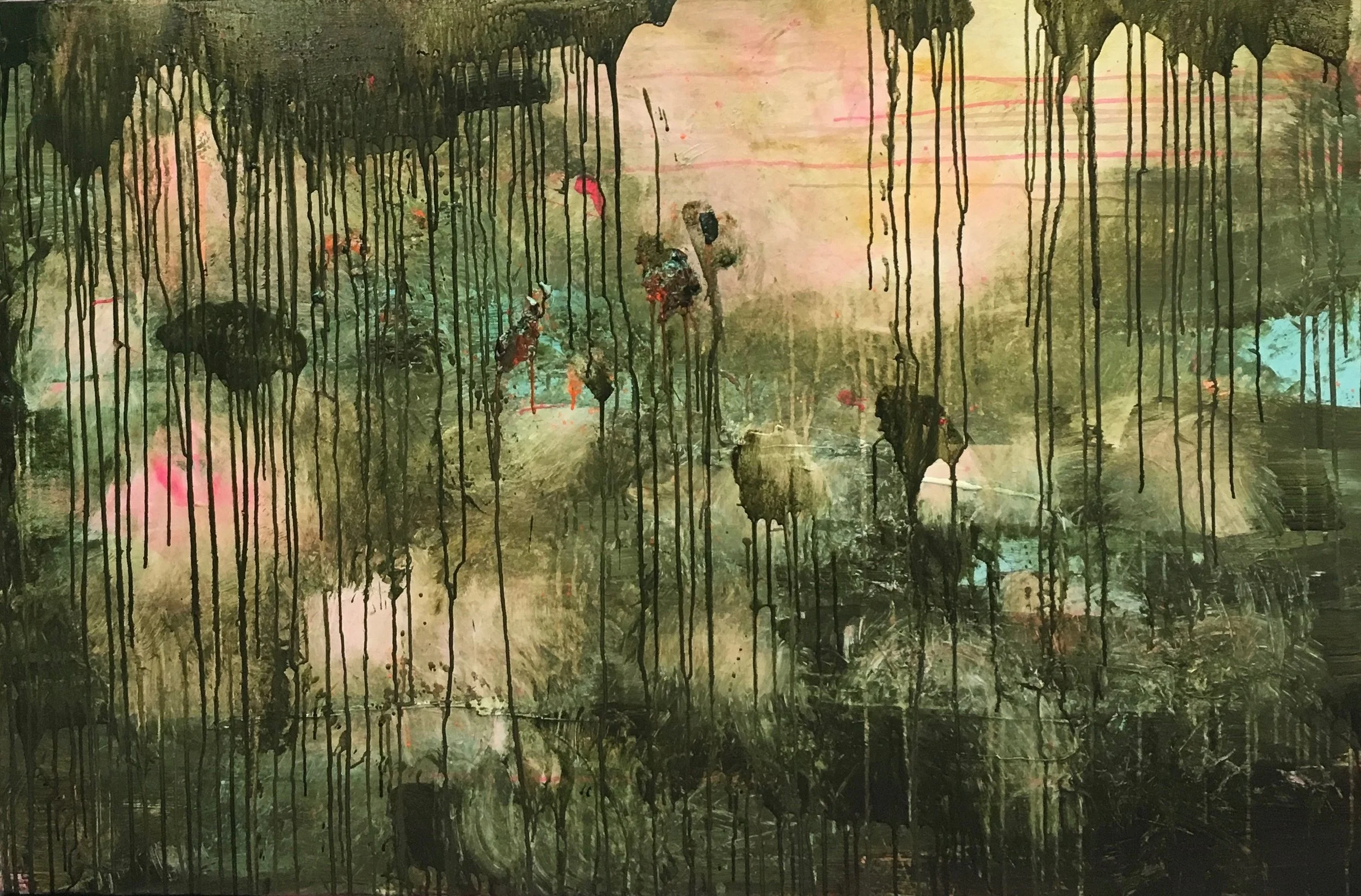Forest - My God, 100x150, Acrylic on Canvas SOLD