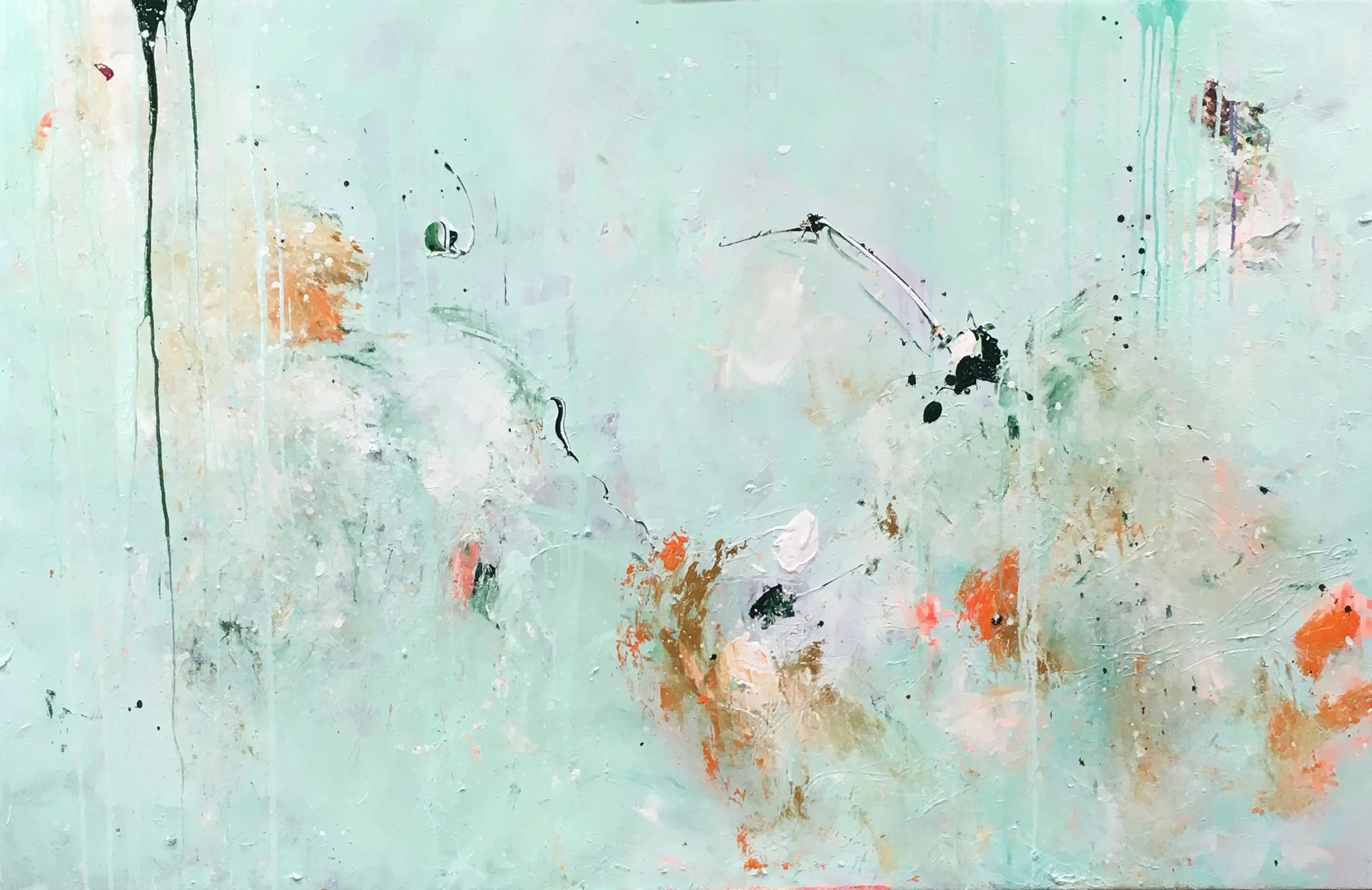 BREATH, Acrylic on Canvas, 150x150 SOLD