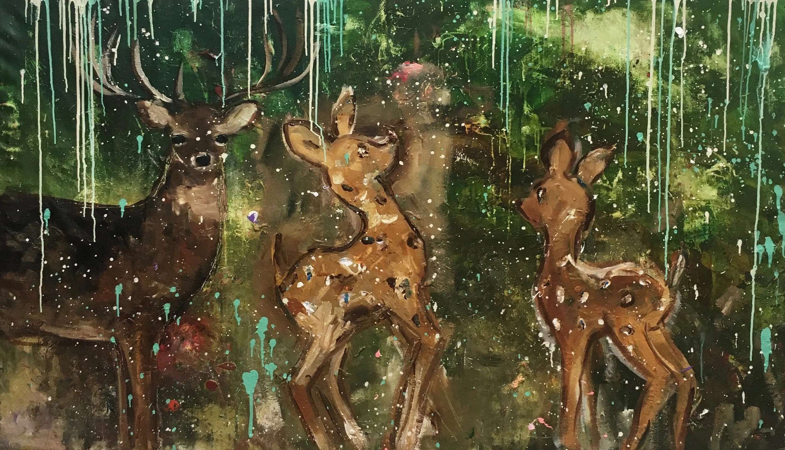 Happy Moments, Acrylic, 120x200