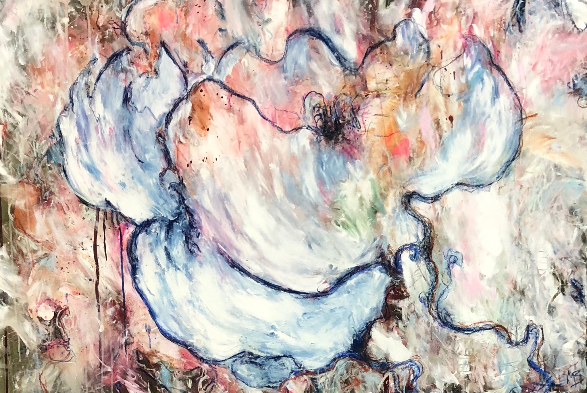 DREAM BIG, SEKATEKNIIKKA, 100X150 (myyty)