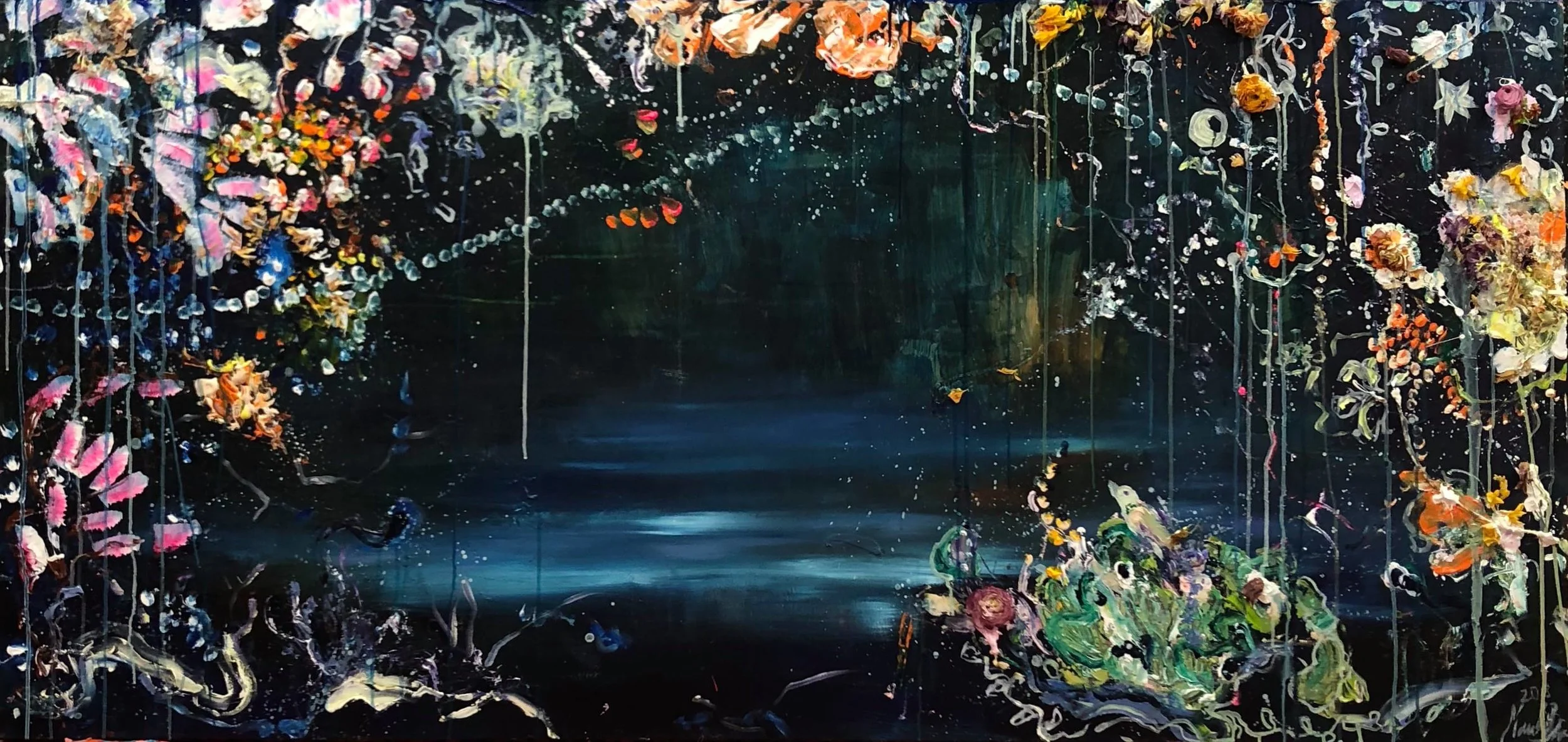 Beauty Is A Deep Thing, 90x190, sekatekniikka (myyty)