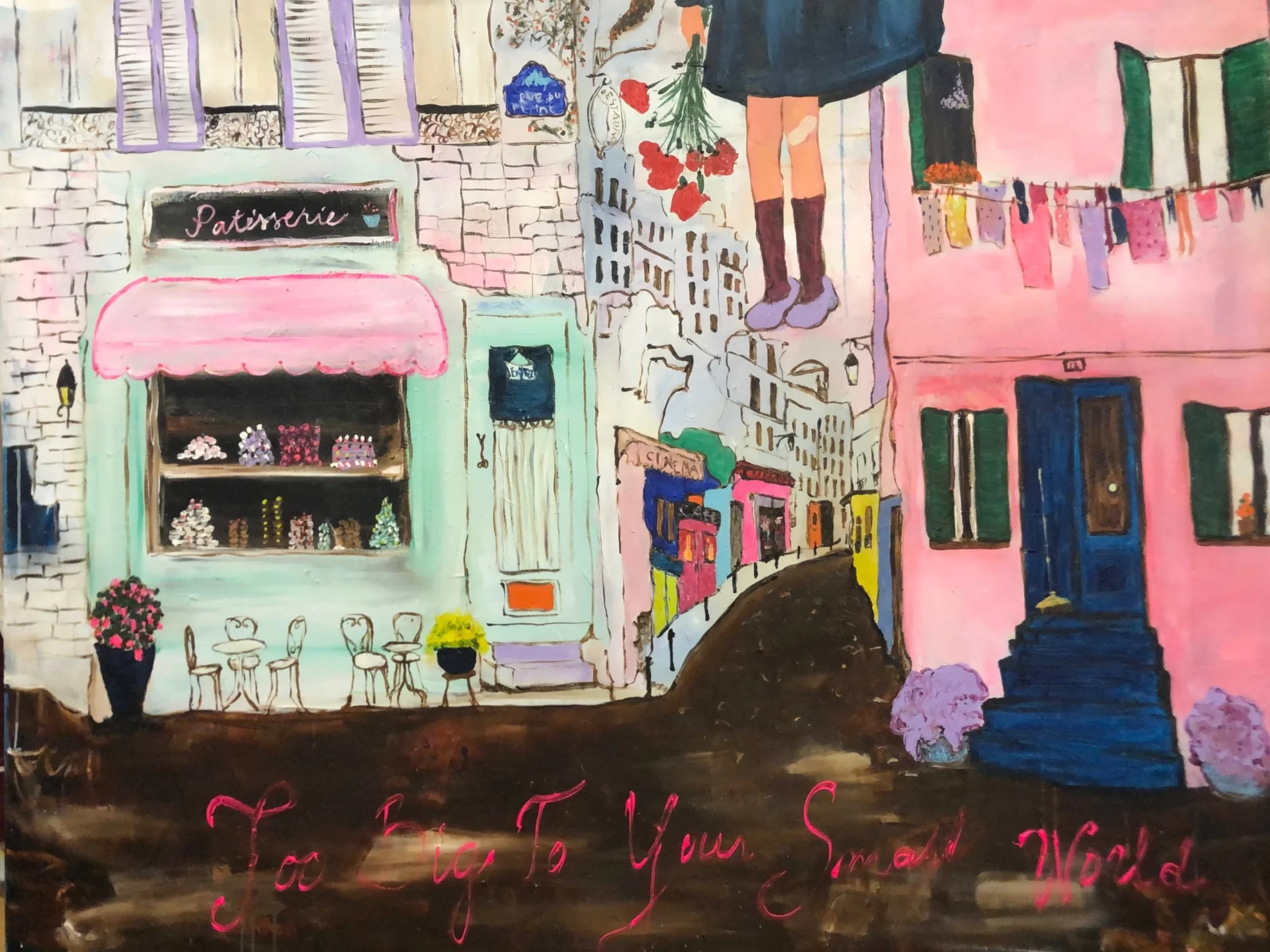 Too Big To Your Small World, 130x150, Acrylic on Canvas