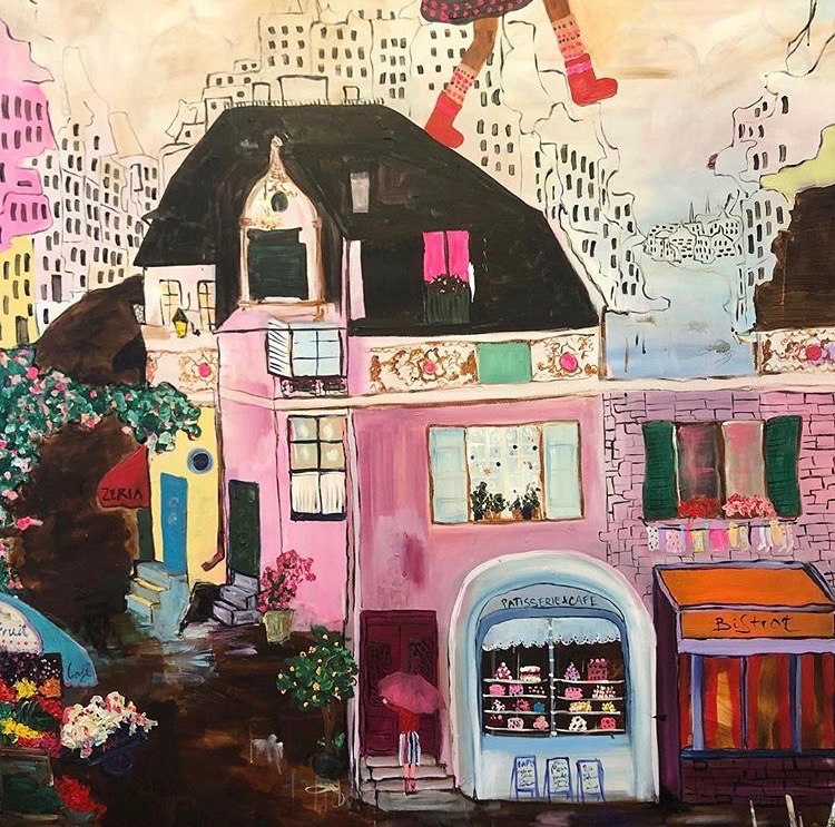 Ordinary Life, 180x180, Acrylic on canvas