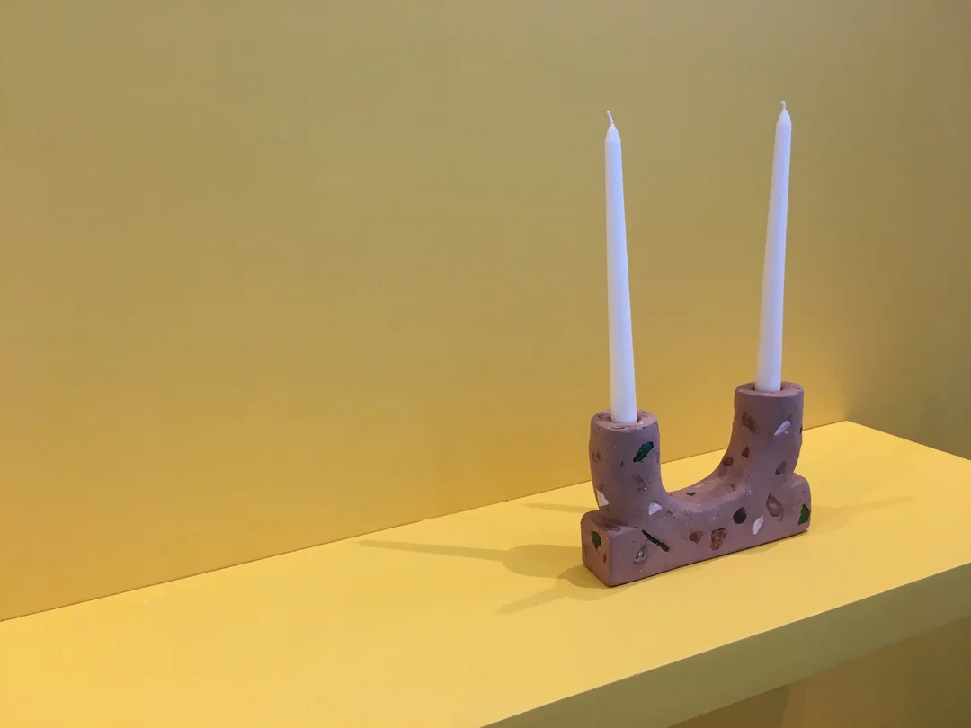 Menorah: Fragment of María. 2018.
