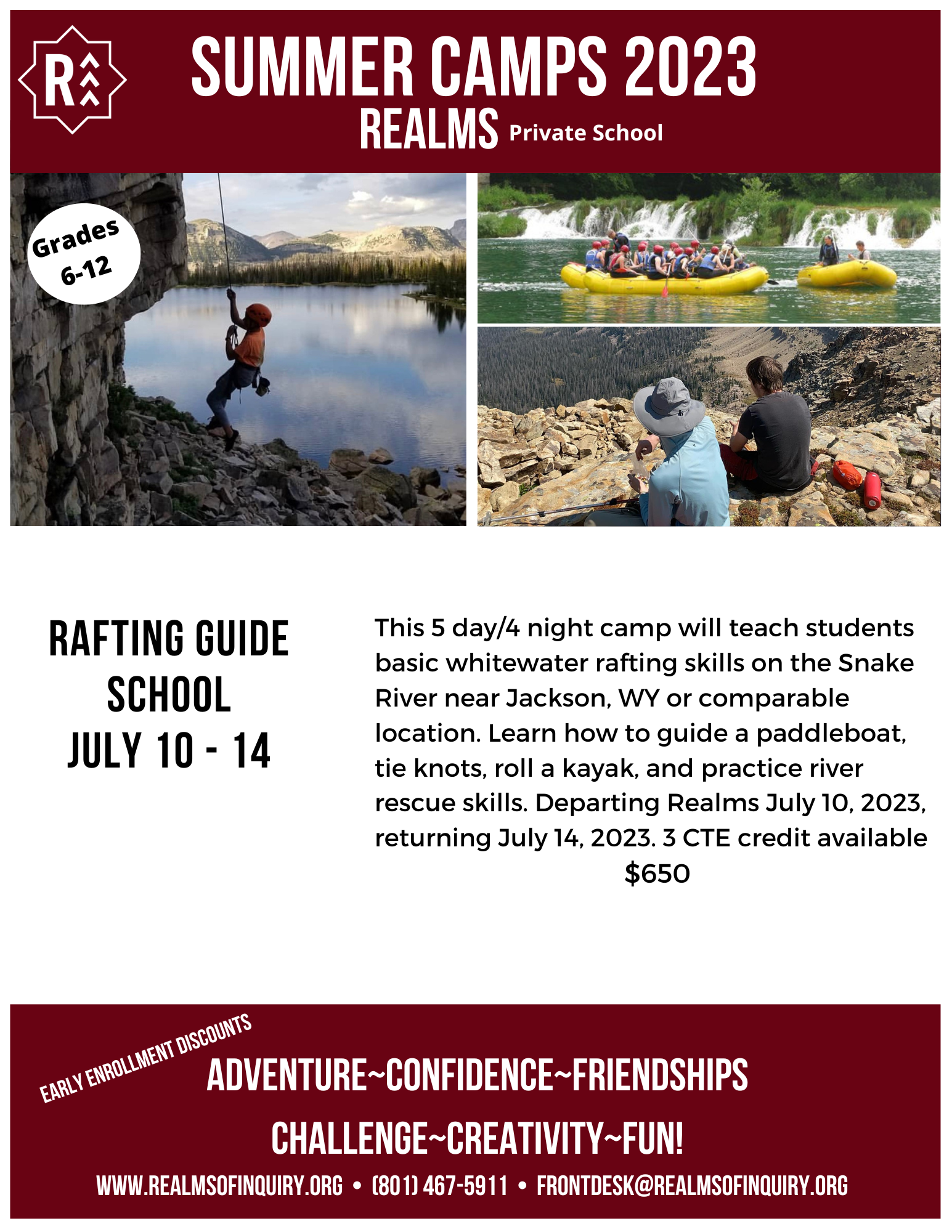 Camp Half-Blood; enrolments open now for adventurous teens