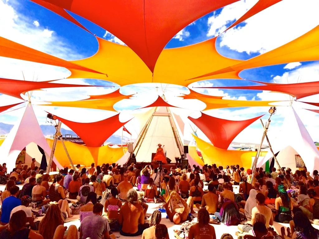 Aprox 2000 people learned EFT at “Red Lightning” Camp during Burning Man with Sonya Sophia in 2014