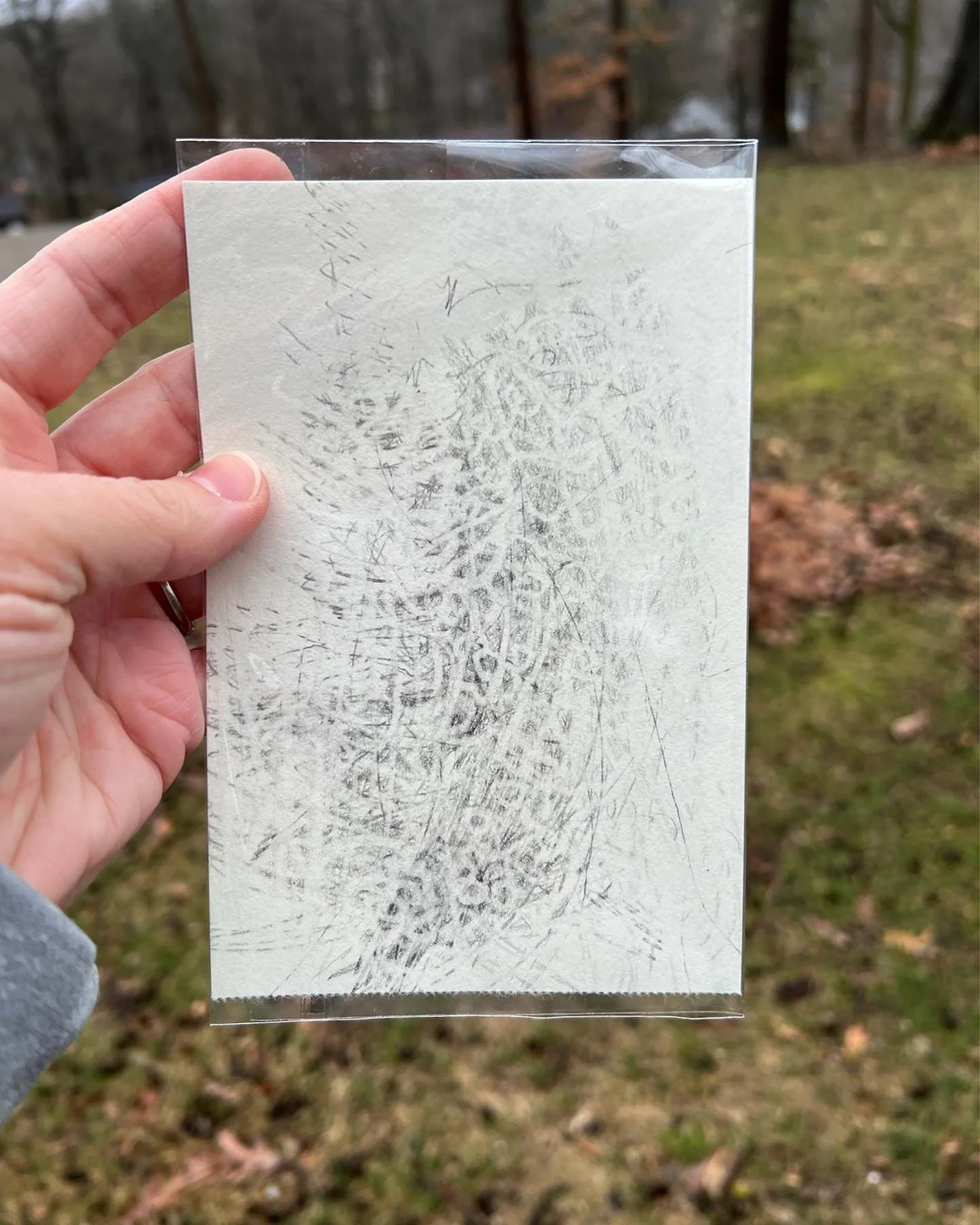 Graphite on paper
