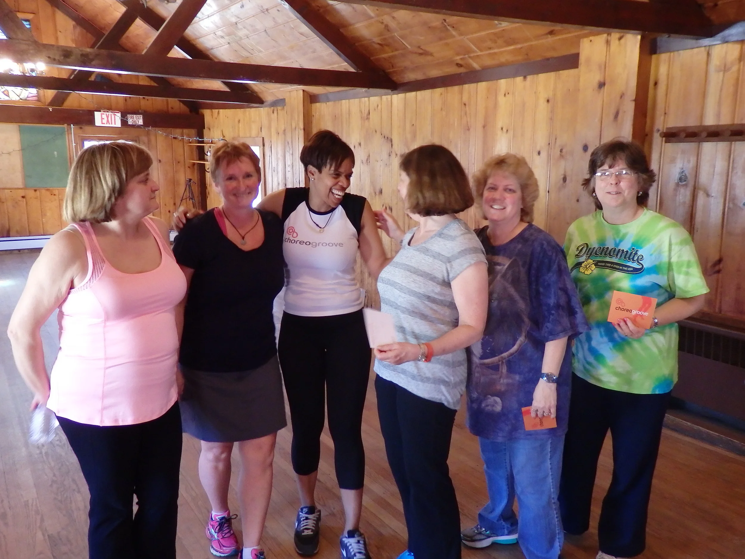 Choreogroove @ YMCA Camp Bernie's 2015 Women's Wellness Weekend