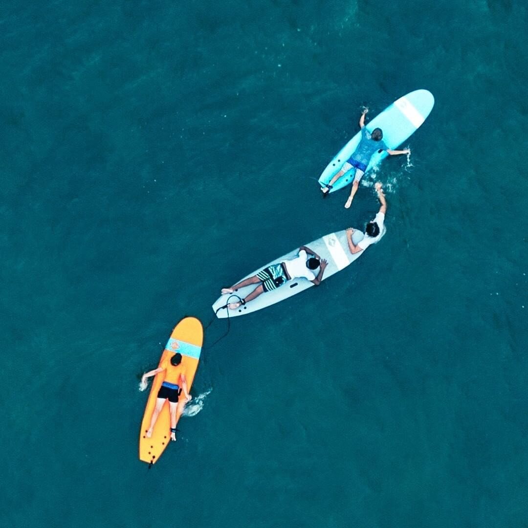 Another successful Surf Camp in the books 🤙We&rsquo;ve just added an intermediate level camp the first week in August! 
All other weeks are fully booked but we do have a waitlist if you would like to be added in case of cancellations. 

Drone photog