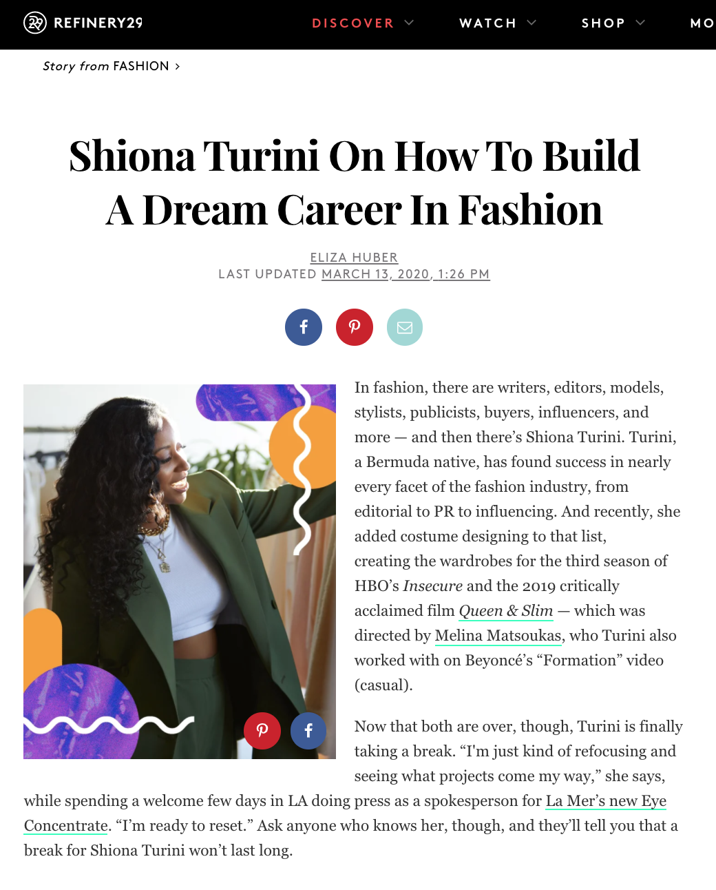 Refinery 29 | March 2020