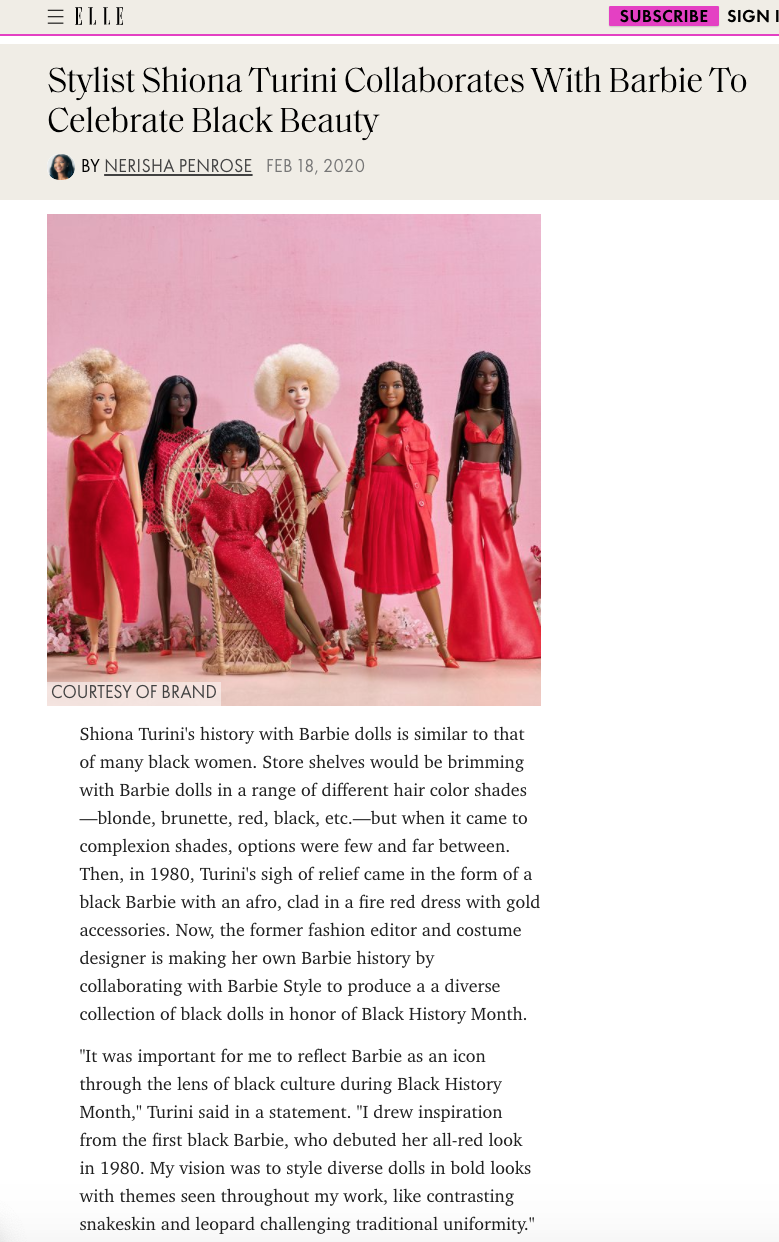 Elle.com | February 2020