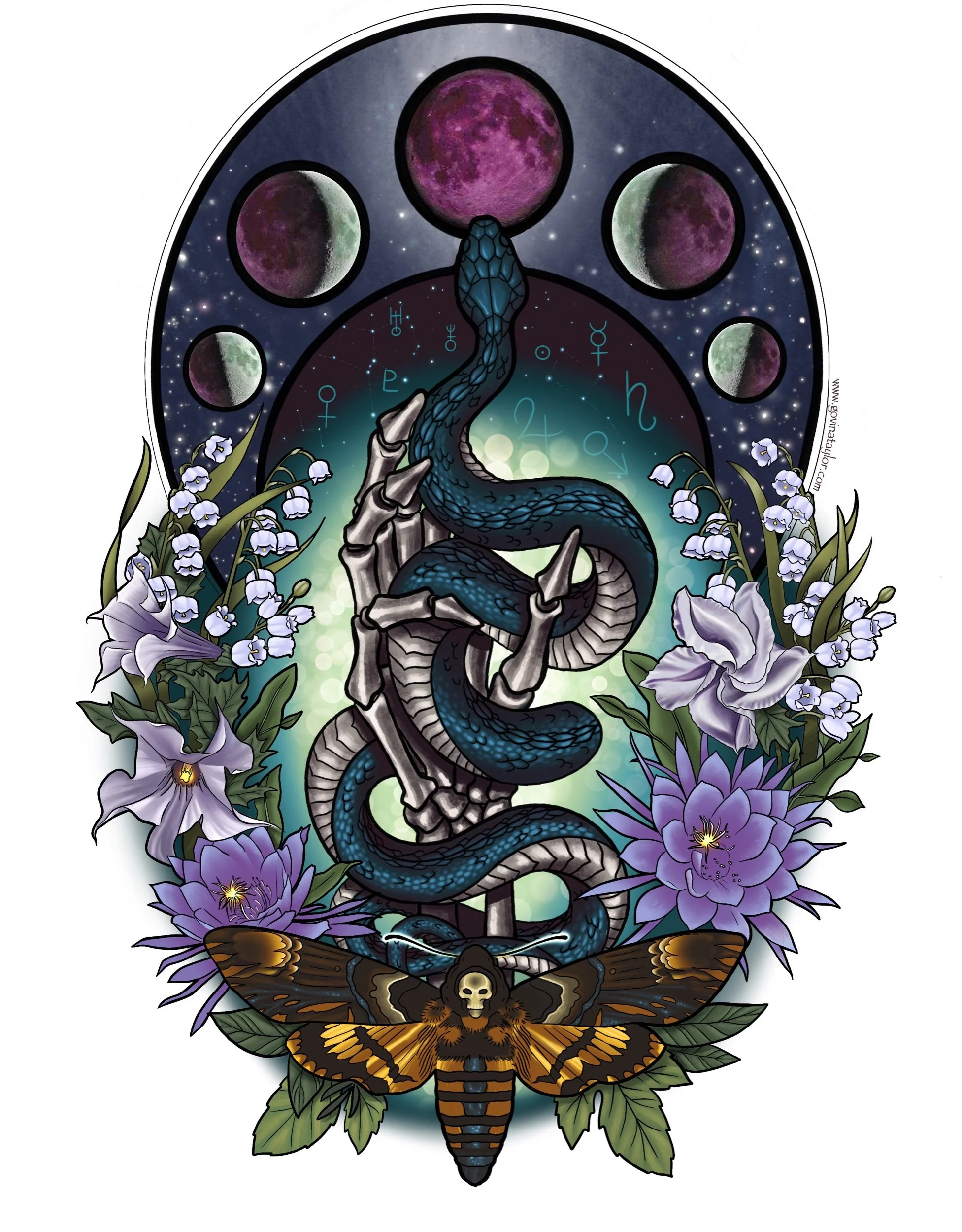 Drawing Down the Dark Moon