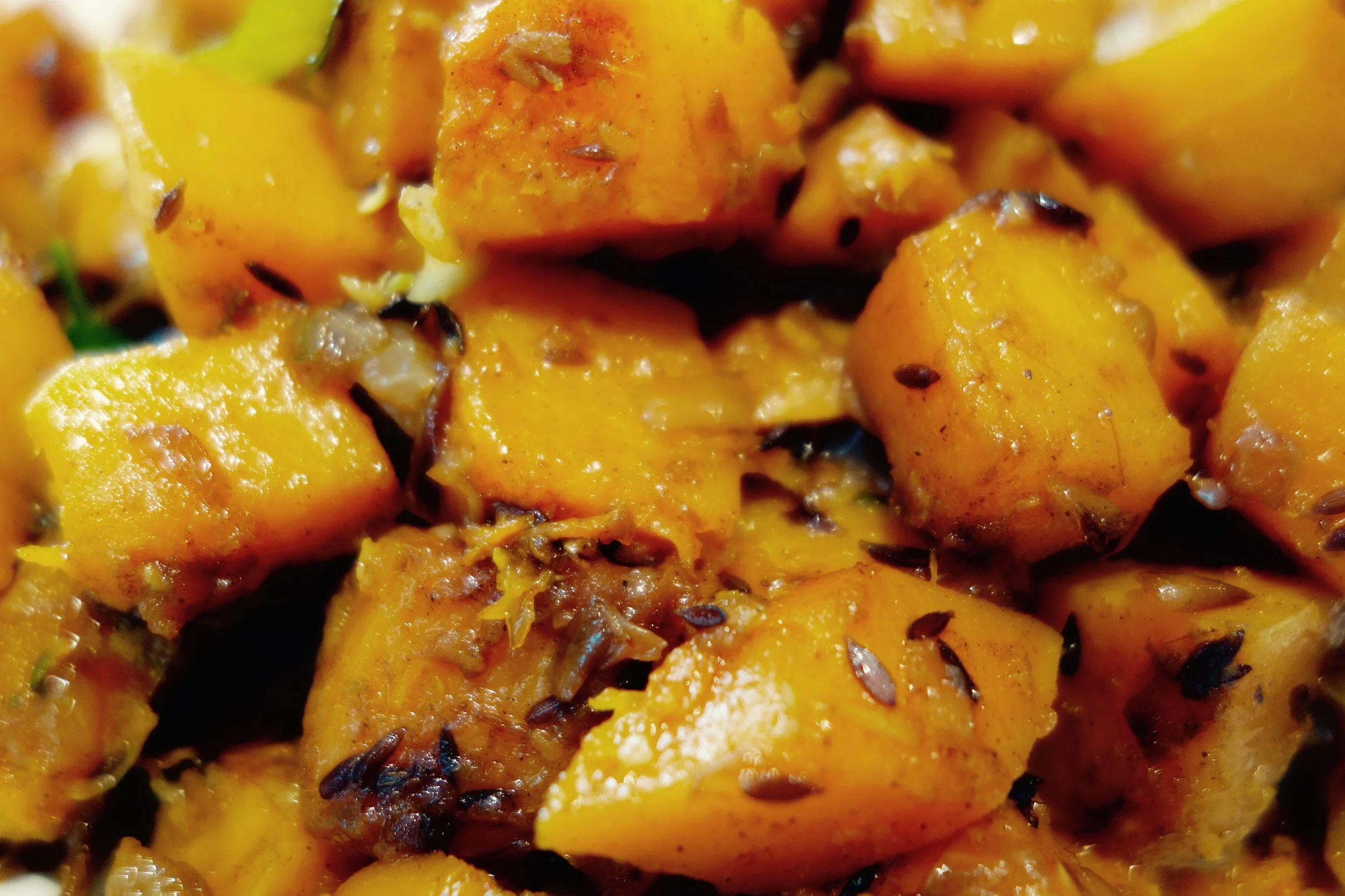 Sweet and spicy butternut squash 