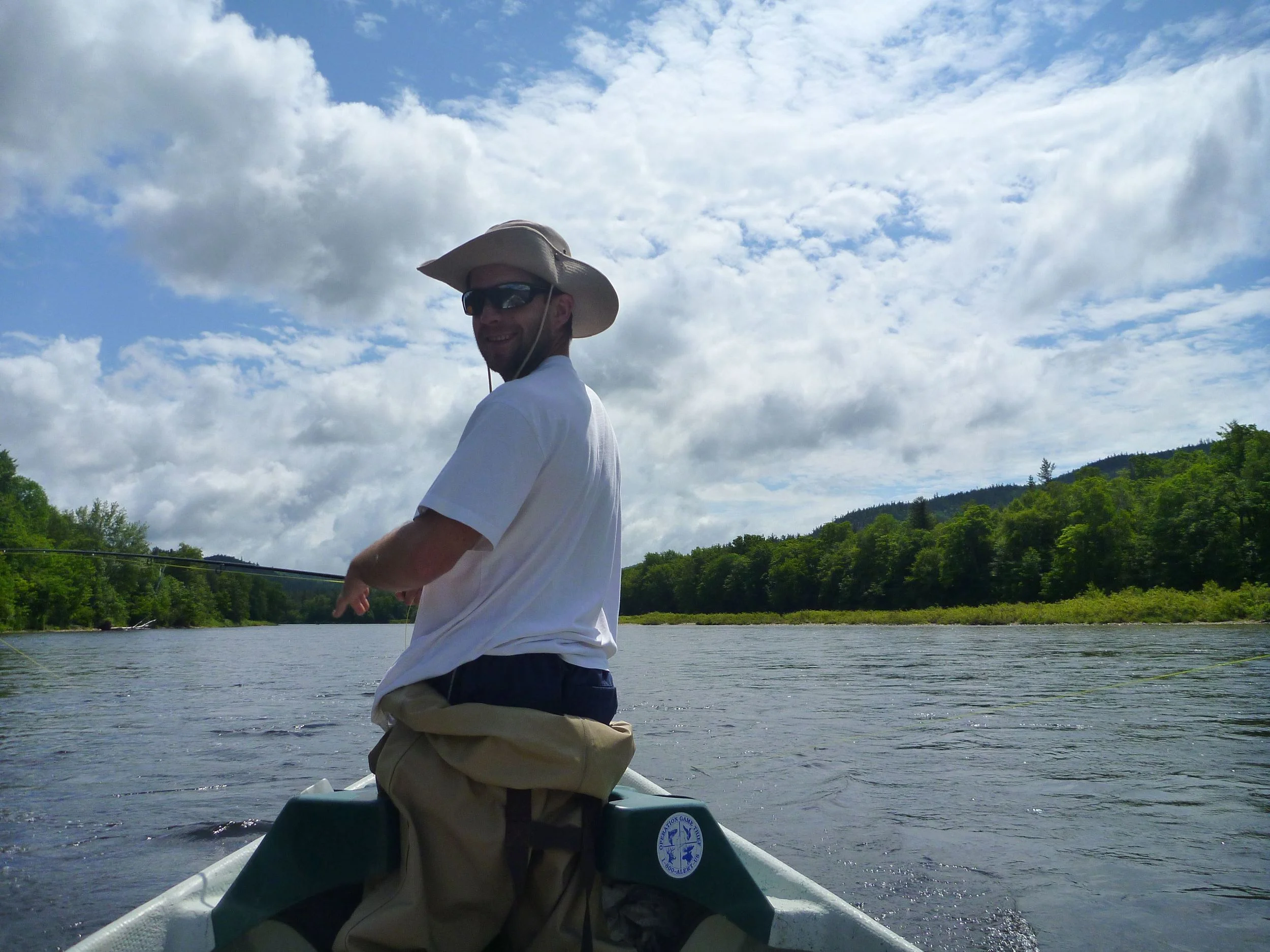 Androscoggin River Drift Boat Summer