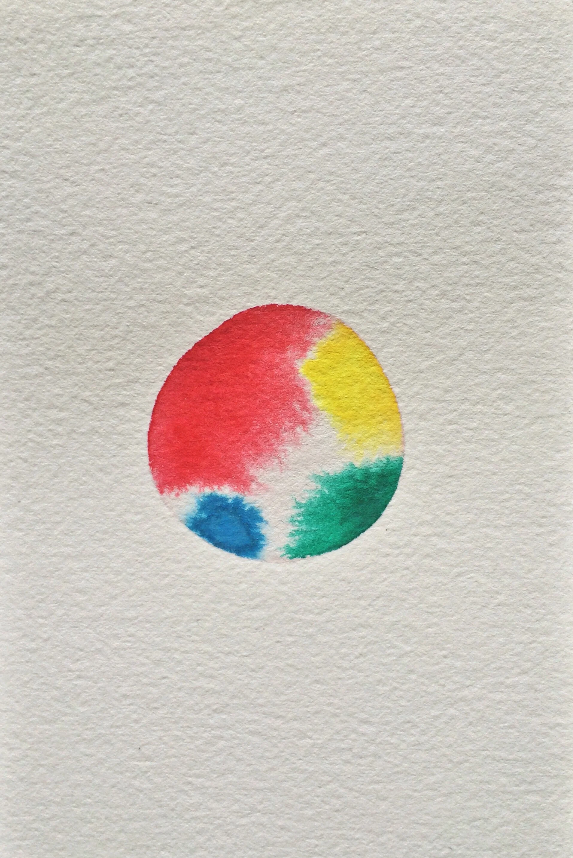 Untitled , gouache on paper, 4 x 6