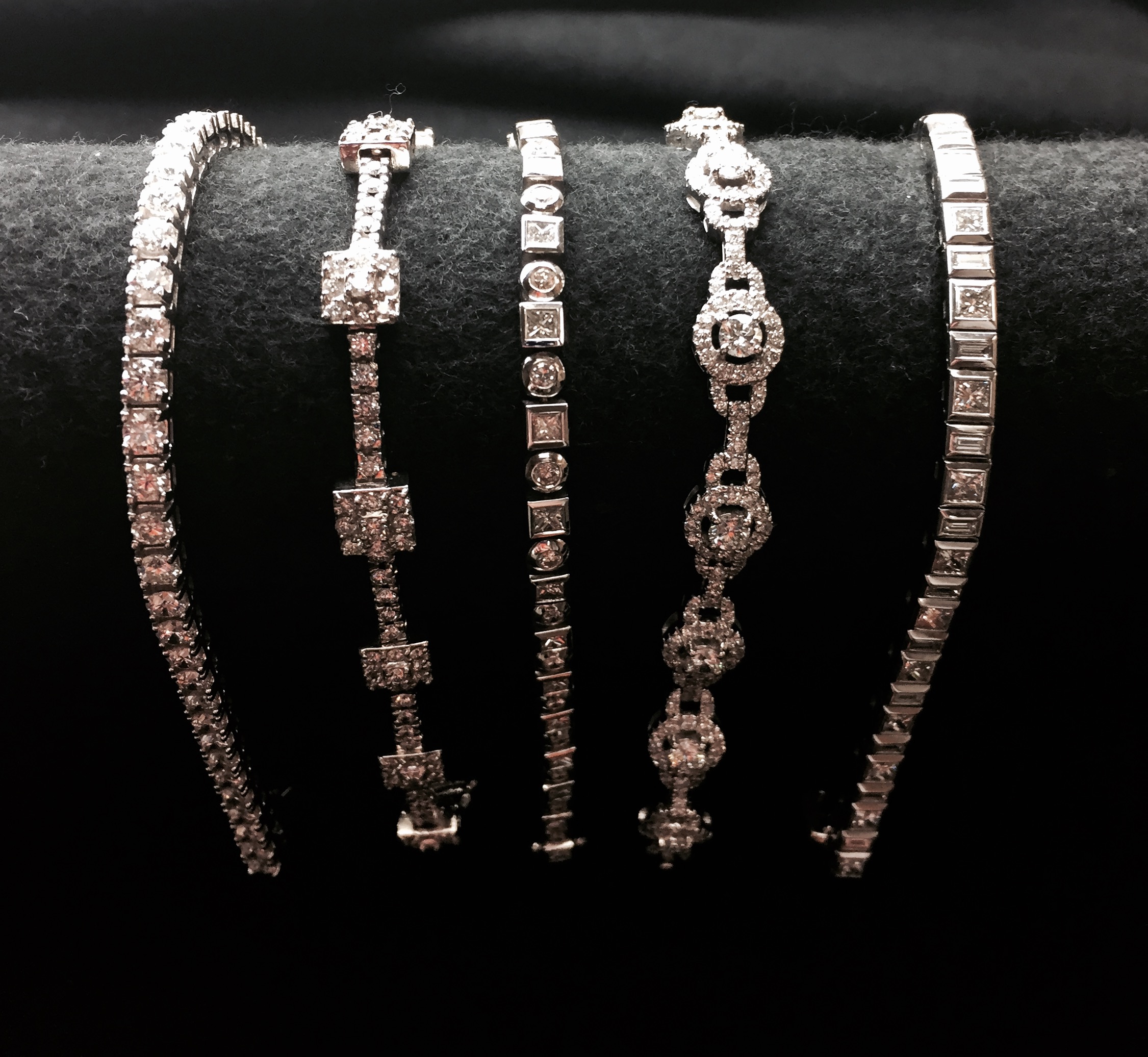 Diamond Bracelets all shapes and sizes 