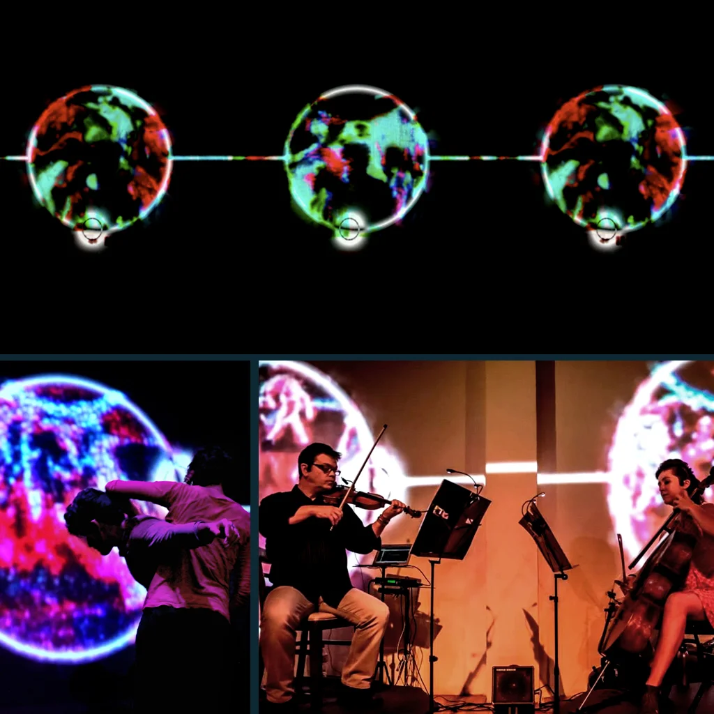 Hourglass : Touring Dance Happening Video Design