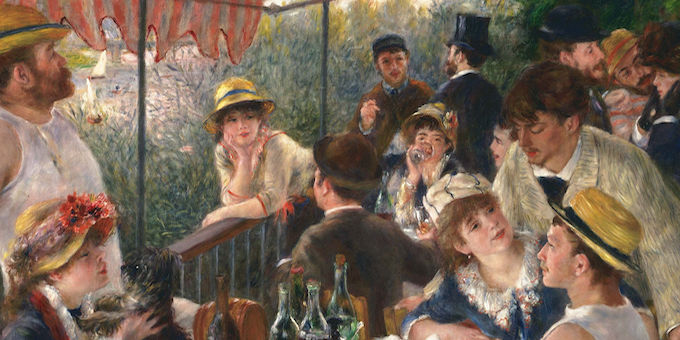 Art:&nbsp;Luncheon of the Boating Party,&nbsp;Pierre-Auguste Renoir