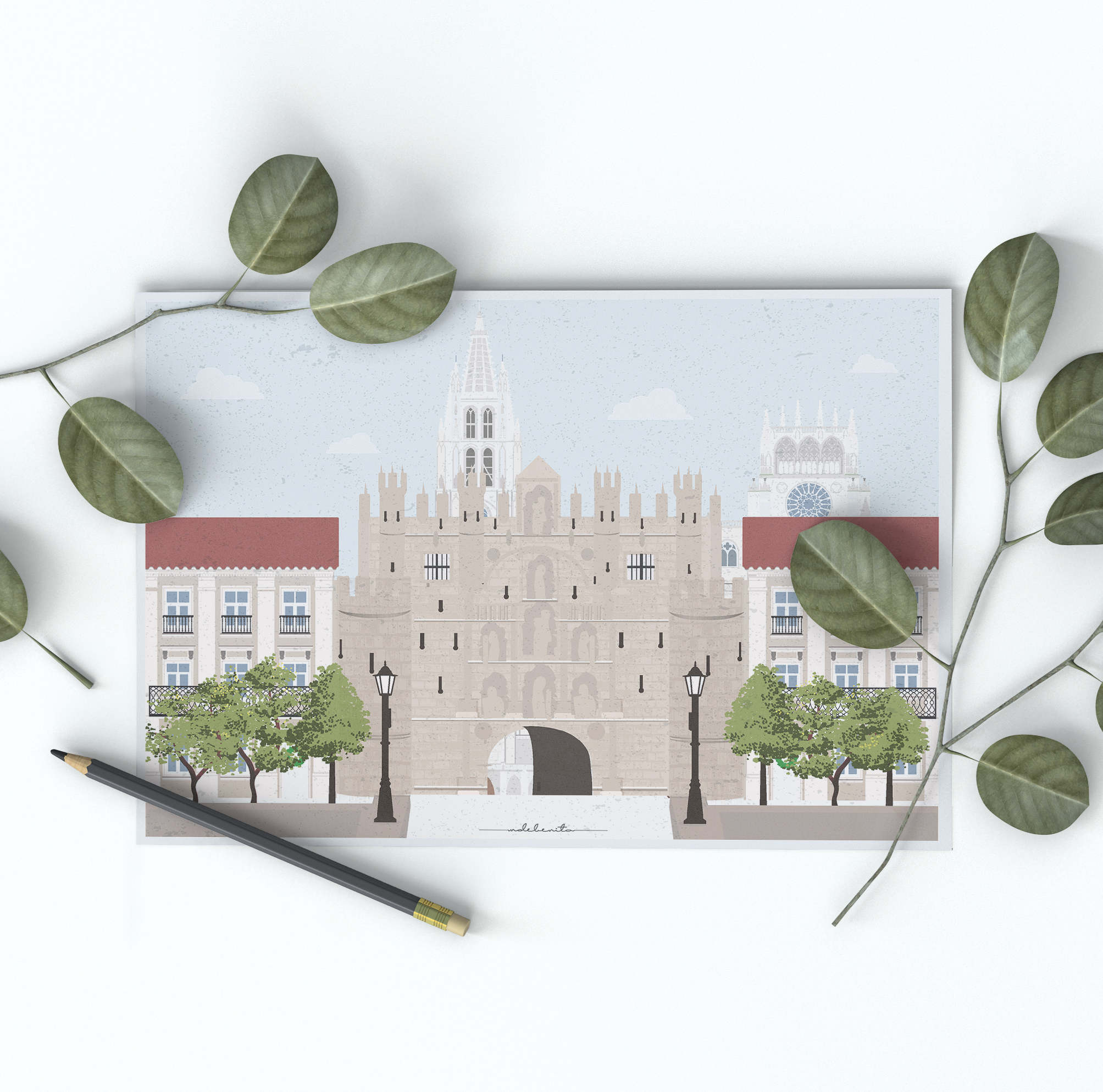 arcodesantamaria-burgos-diseño-ilustracion-dibujo-burgos-monumento-mdebenito.jpg