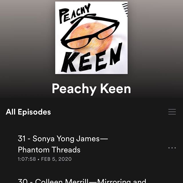 Time to check your subscriptions: All episodes of Peachy Keen Podcast are now available on Spotify! 🎉 You can also subscribe on Apple Podcasts (formerly iTunes), Stitcher, and Google Play...And of course, on the Peachy Keen website page in our bio. In addition to audio, the Peachy Keen website has written excerpts, related links, photographs, and an episode summary for each episode—plus you can find info on how to support us through Patreon. 🤓🍑🎤🎧🙏