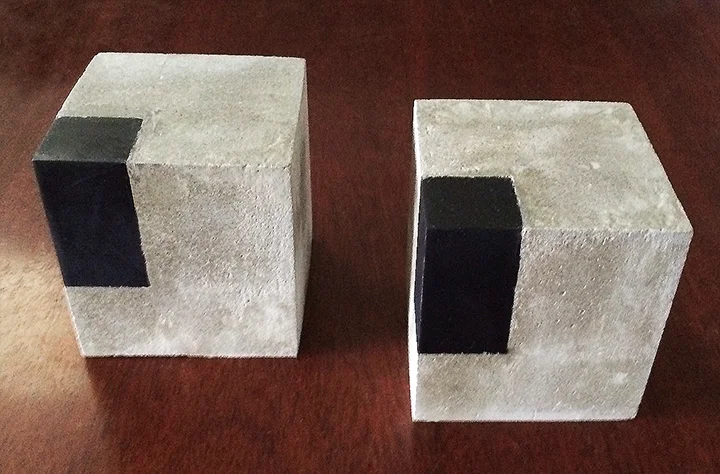 Cube Bookends — LOVEQUARRY