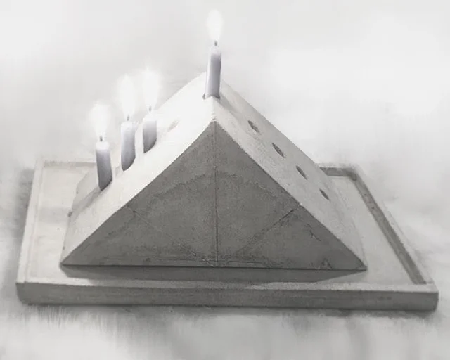 Concrete Menorah &mdash; LOVE & QUARRY