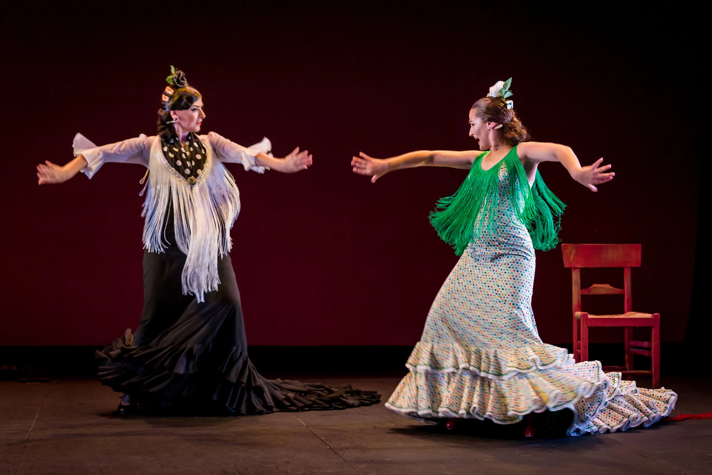 Artistic Director Carola Zertuche & Guest Dancer Adela Campallo Foto credit: Christina Fu