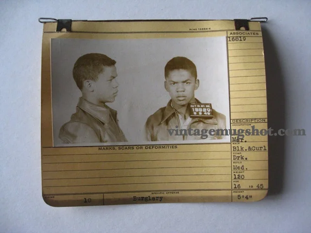 1945 - Young Burglar in Leather Jacket