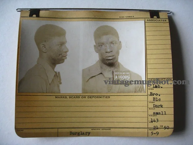 1950 - Young Laborer Turned Burglar