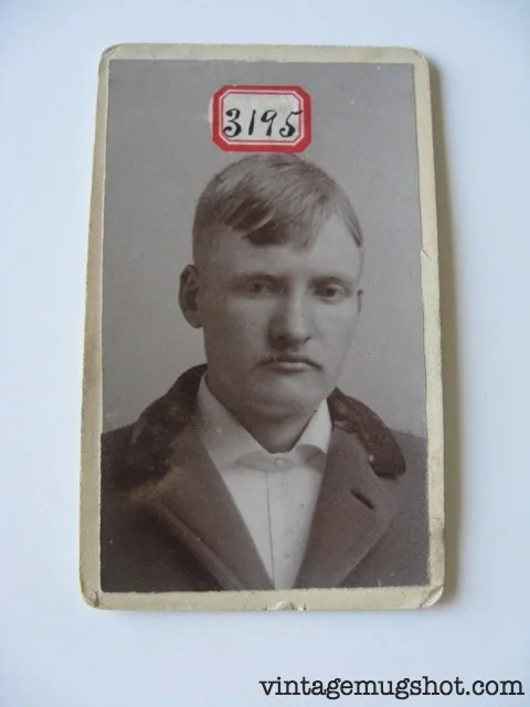 CDV Mugshot - Dapper Man in Overcoat with Fur Collar