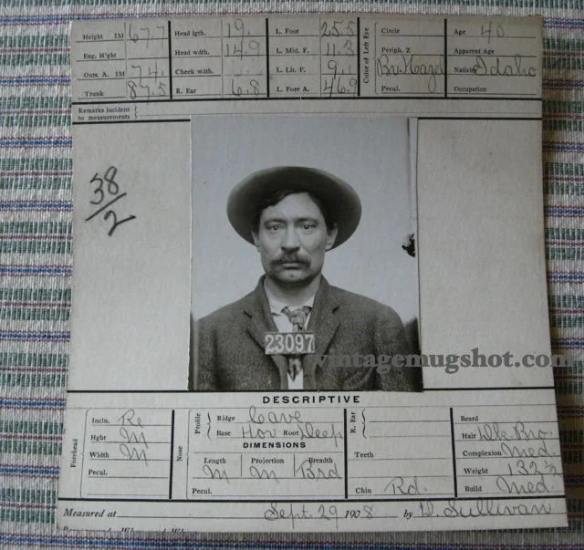 1908 - Mustached Larcenist from Idaho