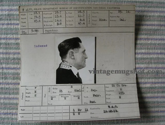 1914 - Tattooed Bunco Cafe Man